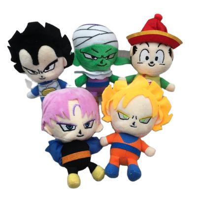 China Custom Mini Small Kids PVC Action Numbers Toys Set Cute Anime Decoration Goku Gohan Collection for sale