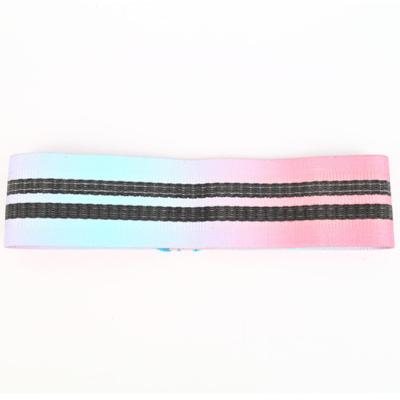 China Pink Gradient Suit Hip and Leg Elastic Band Resistance Tension Band Fitness Hip Ring Exercise Belt Gradient Suit for sale