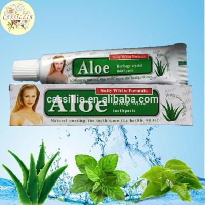 China Whitening OEM ODM Brand Aloe Vera Mint Strawberry Fruit Africa Middle East Toothpaste Manufacturing Supplier Factory for sale