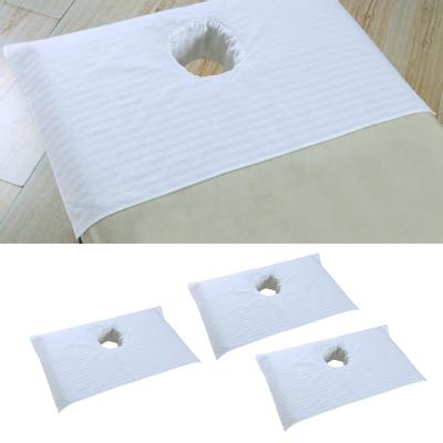 China Wholesale Anti-static Massage Cloth Fit Respite Blanket Face Hole Spa Bed Massage Table Sheet Face Cushion Cover for sale