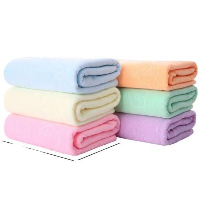 China 100% organic cotton child safe towel for sale