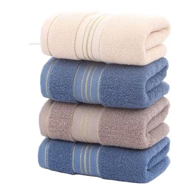 China Wholesale Kid Safe Luxury Towels Set Bath Face Hand Towels 100% Egyptian Cotton White Bath Towel for sale