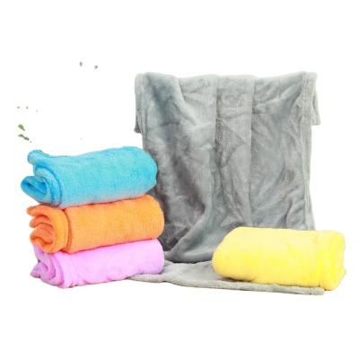 China Winter Leaf Super Soft Coral Fleece Blanket for sale