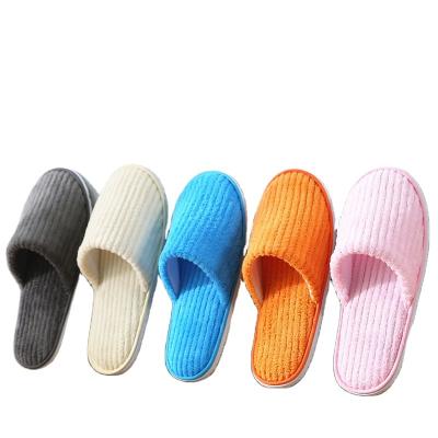 China Slippers Factory Guest Room Thick Non-slip Supplies Hotel Spa White Disposable Slippers for sale