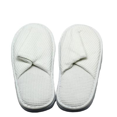 China Wholesale Slippers Home Waffle Weave Waffle Slippers Eva Slippers White Spa Hotel Slippers for sale