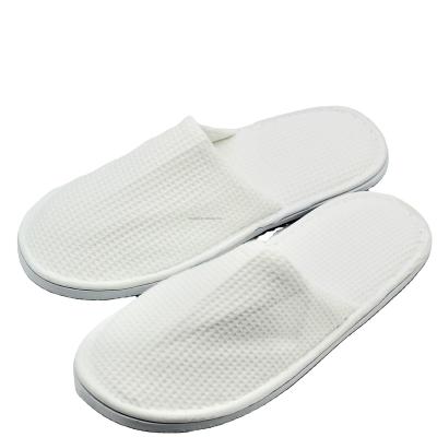 China Wholesale Slippers Home Waffle Weave Waffle Slippers Eva Slippers White Spa Hotel Slippers for sale