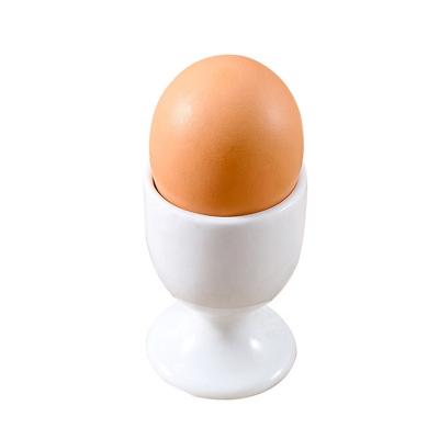 China Viable Wholesale Porcelain Egg Tool Kit Ceramic Egg Rack Holder Ceramic Baking Egg Tray for sale