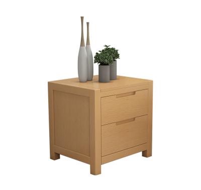 China Contemporary New Listing Wooden Splayed Legs Adjust Simplicity Wood Natural Wood Bedside Table For Dinin Room for sale