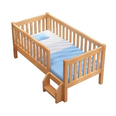 China FOLD DOWN FOR SLEEPING STORIES Four Sides Baby Crib High Quality Wood Ladder Lead Free Paint Wood Hutch For Bedroomd for sale