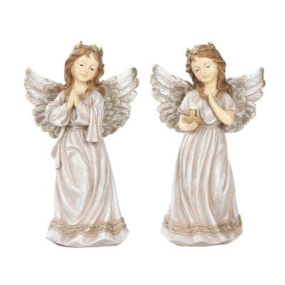 China Outdoor Decor Angel Statue of Angel Pray Statue Figurine Home from China Decorative Resin for sale