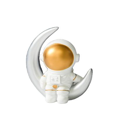 China Different Astronaut Moon Home Decor Resin Statue Figurine China Posture Resin Astronaut Collection for sale