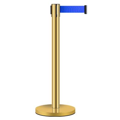 China Popular Line Isolation Belt Construction Barrier Mail Crowd Control Bank/Hotel/Hospital/Club 300CM Retractable Queue Stand for sale