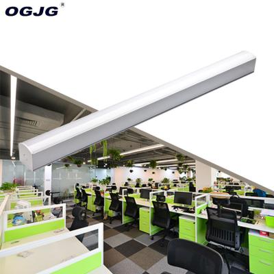 China Replaceable Led Strips OGJG 4ft 5ft 6ft Suspended Dimmable Led Bookcase Lighting Indoor Commerical Store Linear Pendant Light for sale