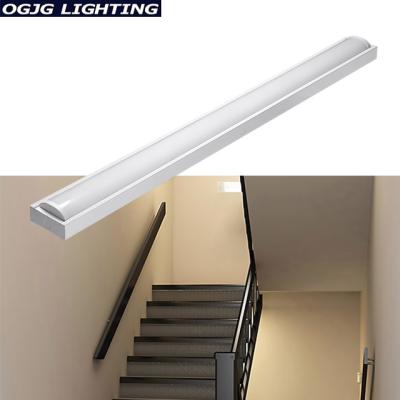 China OGJG 1200mm 120cm 4ft 40w 60w Aluminum Radiator Indoor Light Fixture Wall Mounted Led Linear Batten Shop Light for sale