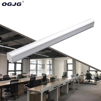 China Replaceable Led Strips OGJG High Quality Desk Suspended Hanging Mount 30W 40W Aluminum Linear Led Pendant Light for sale