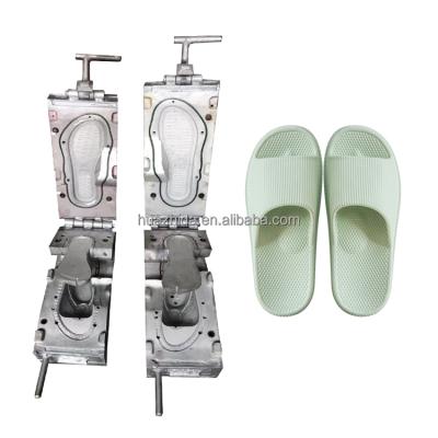 China HUAZHIDA Aluminum New Air Blow Mold Full Slipper Mold PVC Shoe Mold Shoe Die for sale