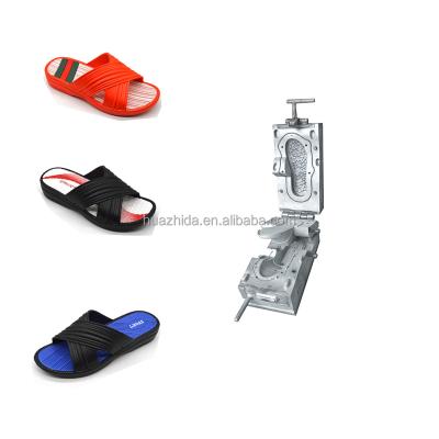 China Huada PVC Full Aluminum Slipper Mold Used Servo Drive Shoes Mold Injection Molding for sale