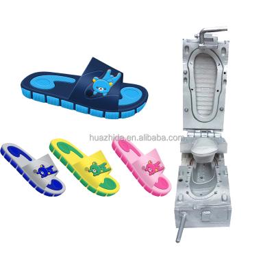 China Jinjiang Servo Drive Full Slipper Blow Mold Mold PVC Huada Shoe Plastic Injection Mold Aluminum Shoe Mold for sale