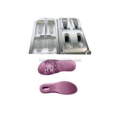 China Eva injection shoe mold one full two pair of full color singal injection eva shoe mold slipper shoe eva die casting mold for sale