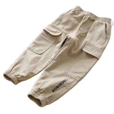 China New Boys Cotton Breathable Casual Pants Baby Kids Casual Pants P6068 for sale