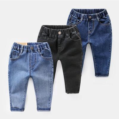 China Breathable boys jeans spring new style baby all-match alien long pants children's casual trousers stretch P6308 for sale