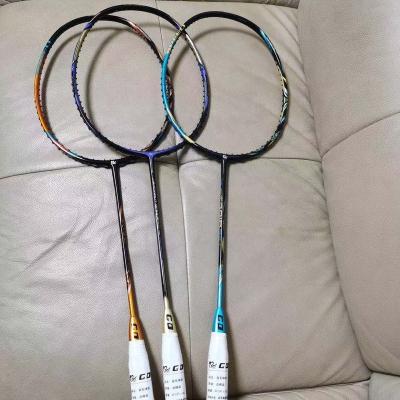 China Eastic & Durable carbon 3U shaft high modulus carbon graphite material badminton racket 87 weight(g) rackets for sale