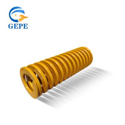 China 55CrSi Yellow Light Load Spring For Plastic Mold / Die Casting Mold for sale