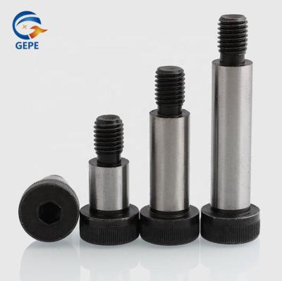 China JIS Standard Class12.9 Metric Socket Head Shoulder Screw Black M5 Shoulder Bolts for sale