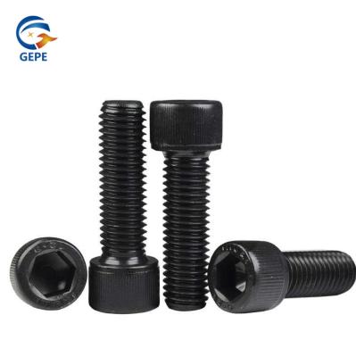 China Black Oxide Hexagonal Allen Socket Screws Grade 12.9 Hex Socket Bolts Cap Head Screw for sale