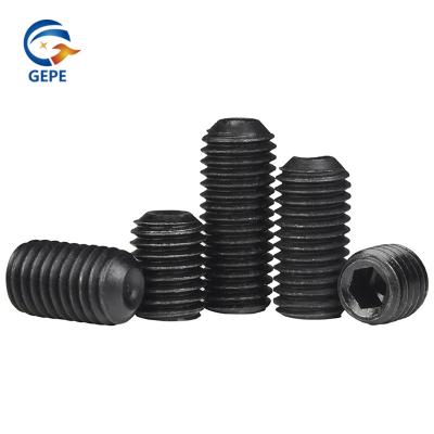 China DIN916 Black Oxide Hex Nuts And Bolts Set Carbon Steel Grade 12.9 33H 45H for sale