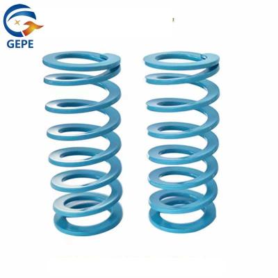 China High Temperature High Strength Spring 55CrSi Light Blue JSWU Ultra Compression Flat Spring for sale