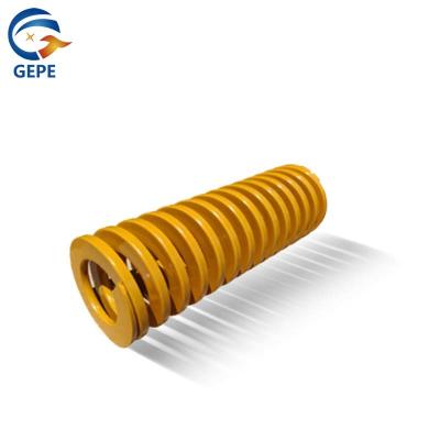 China Não-padrão Yellow Die Springs Steel 65mn Mold Spring JIS Standard à venda