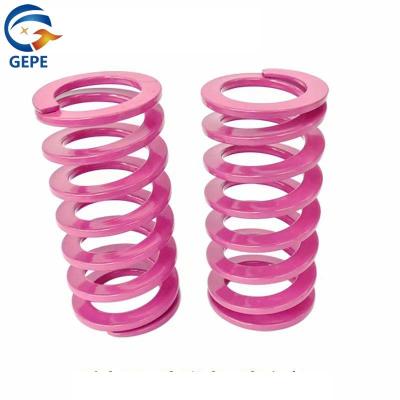 China Pink Purple Mold Spring Custom Compression Spring Manufacturer for sale