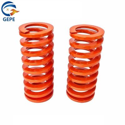 China Orange 55CrSi Mold Spring High Strength Die Parts Flat Rectangular Spring for sale