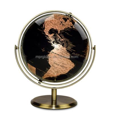 China Metal Desktop Stand Map Education World Decoration Home Globe for sale