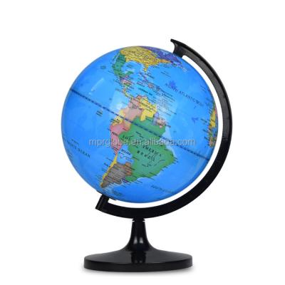 China Plastic 20cm 8inch World Map Globe Political Decorative Globes Plastic Globes for sale