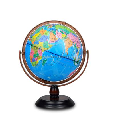 China 22.8cm Political 8 Inch Constellation Globe With World Map And Light Desktop Decorative Portable Plastic Globe For Kids Educational Globe for sale