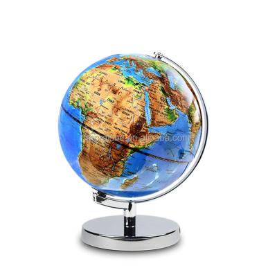 China Medical Exam 22.8cm 9inch World Map Desktop Earth Globe Metal English Globe for sale