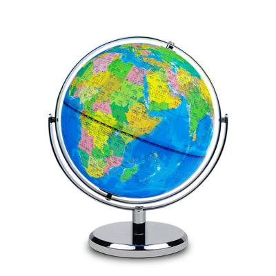 China Political Science Education Earth Globe 30cm Height World Globe Arched Globe With Metal Base for sale