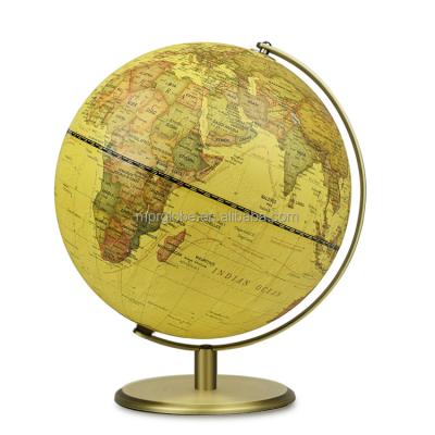 China 30cm 12inch World Map Decoration Political Antique Desktop Home Globe for sale