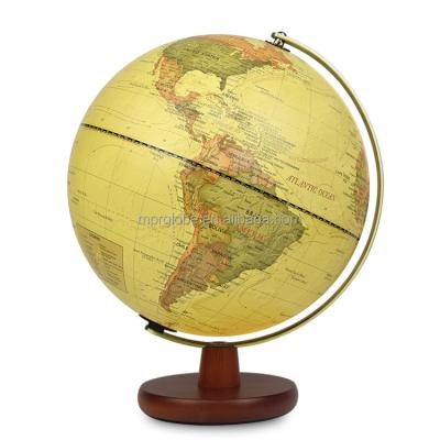 China World Map Desk Political Decoration Earth Model Globes Antique Large 30cm Globe for sale