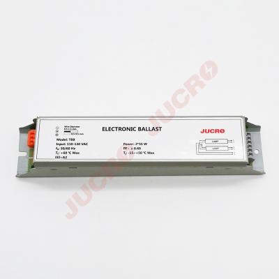 China AC110-130V T8B-2*55W electronic metal ballasts electronic fittings for lamp UV germicidal fluorescent light tube CE certificate for sale