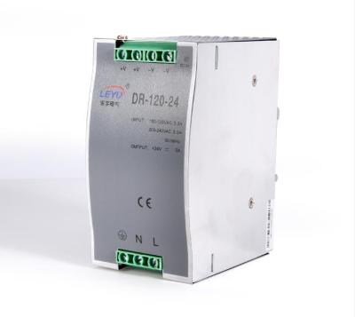 China LED Brightness Industrial LED Lighting Din Rail Type AC 220V Input DC 120W 24V 5A Machine Source Breathing Power Supply for sale