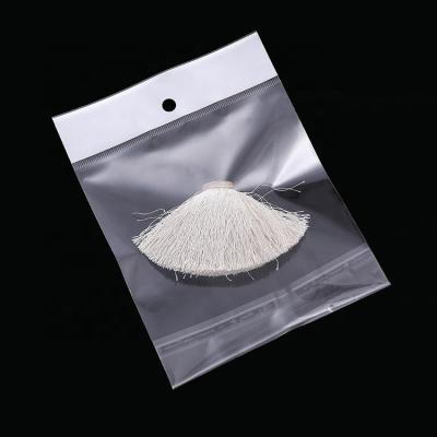 China Moisture Proof Clear Plastic Self Adhesive Opp Bag For Game Card Sleeves With Header for sale