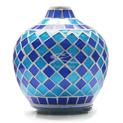 China 2022 New Arrival Modern Unique Hot Selling 200ml Mosaic Glass Aroma Diffuser Fragrance Diffuser Eco-friendly for sale