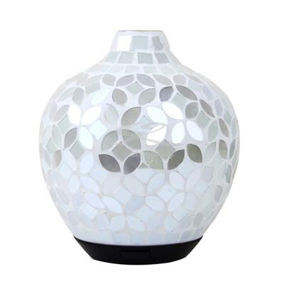 China 2022 New Design Eco-friendly 120ml Mosaic Glass Aroma Diffuser High Quality Hot Selling Perfume Machine for sale