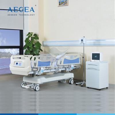 China AG-BY009 more advanced hospital adjustable single ICU care bedroom ABS electric medical bed supplier for sale