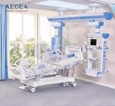 China NUEVA función siete de AG-BR002C con precio inclinable de la cama de hospital de la transferencia eléctrica del icu de la función de la radiografía en venta