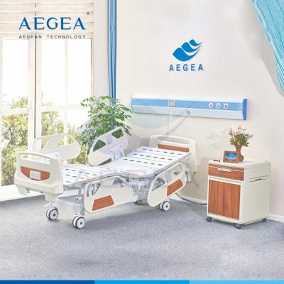 Cina Il bordo regolabile elettrico del letto AG-BY004 con l'ABS congiunge il letto ciao-basso dell'ospedale di assistenza sanitaria statale del paziente in vendita