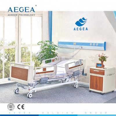 China AG-BY002 China vende por atacado o fabricante ajustável conduzido bonde paciente doente de medicare das camas de hospital do icu à venda